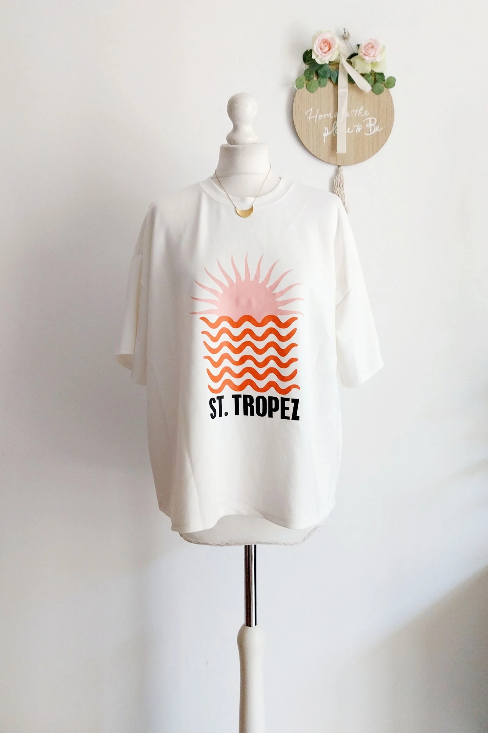 Blusa holgada tipo sudadera ligera estampada St Tropez Joyna Talla 38 a 42 – photo 2